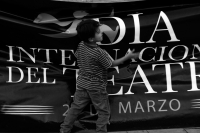 Miércoles 27 de marzo del 2019. Tuxtla Gutiérrez. Los creadores de teatro en Chiapas celebran el Día Internacional de la Danza llevando a la calles del poniente algunas de las obras que se producen en este estado y en México