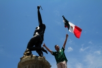 Sábado 23 de junio del 2018. Tuxtla Gutiérrez. Los aficionados chiapanecos festejan el triunfo de la selección Mexicana ante Corea del Sur en la SEGUNDA RONDA DEL Mundial de Fut bol de Rusia 2018.