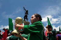 Sábado 23 de junio del 2018. Tuxtla Gutiérrez. Los aficionados chiapanecos festejan el triunfo de la selección Mexicana ante Corea del Sur en la SEGUNDA RONDA DEL Mundial de Fut bol de Rusia 2018.