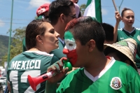 Sábado 23 de junio del 2018. Tuxtla Gutiérrez. Los aficionados chiapanecos festejan el triunfo de la selección Mexicana ante Corea del Sur en la SEGUNDA RONDA DEL Mundial de Fut bol de Rusia 2018.