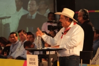 Miércoles 20 de junio del 2018. Tuxtla Gutiérrez. Dos de los candidatos a la gubernatura del estado de Chiapas asisten al Debate Ciudadano organizado por la COPARMEX; Jesús Orantes, candidato independiente y José Antonio Aguilar Bodegas del PRD-PAN y 
