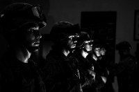 Miércoles 6 de septiembre de 2017. Tuxtla Gutiérrez. La férrea disciplina castrense se refleja en su cotidianidad y en el esfuerzo diario en las tropas del 20Âº batallón de artillerí­a de la VII Región Militar destacamentada en la capital del estado 