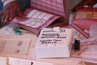 Domingo 1 de julio del 2012. San Cristóbal de las Casas, Chiapas. La afluencia de mujeres en las votaciones de este domingo se caracterizo por la presencia de las mujeres indígenas en la zona altos, mientras que en las principales ciudades, muchas persona