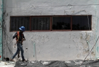 Jueves 22 de julio del 2020. Tuxtla Gutiérrez. Después de la lluvia del día miércoles, los técnicos de CFE continúan trabajando para lograr recuperar el servicio eléctrico en el norte oriente de la ciudad