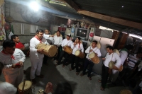 Noviembre  del 2016.Tuxtla Gutiérrez. Santa Cecilia. Los músicos zoques se reúnen en Tuxtla para celebrar y homenajear a los maestros y custodios junto con acompañantes de la tradición durante las celebraciones de Santa Cecilia.