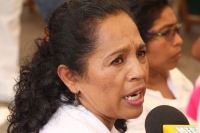 Lunes 22 de mayo del 2017. Tuxtla Gutiérrez. Las enfermeras en huelga de hambre en entrevista con su vocera hablan sobre el abandono del sindicato de salud ante la realidad en los hospitales chiapanecos