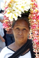 Jueves 25 de abril del 2019. Tuxtla Gutiérrez. Las ofrendas de Flor de Mayo son elaboradas por las hábiles manos de la comunidad tuxtleca durante las fiestas patronales de San Marcos.
