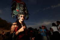 Lunes 19 de marzo del 2012. Representación maya recibe el equinoccio en Tenam Puente.