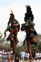Lunes 19 de marzo del 2012. Representación maya recibe el equinoccio en Tenam Puente.