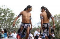 Lunes 19 de marzo del 2012. Representación maya recibe el equinoccio en Tenam Puente.
