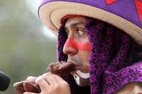 Lunes 19 de marzo del 2012. Representación maya recibe el equinoccio en Tenam Puente.