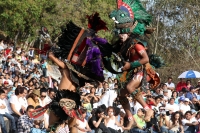 Lunes 19 de marzo del 2012. Representación maya recibe el equinoccio en Tenam Puente.