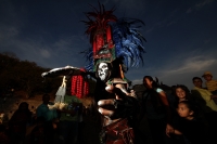 Lunes 19 de marzo del 2012. Representación maya recibe el equinoccio en Tenam Puente.