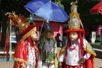 Sábado 5 de octubre del 2019. Escuintla. Durante la celebración de la Virgen del Rosario se realiza la Danza de Moros y Cristianos.
