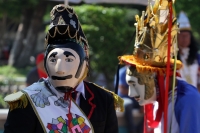 Sábado 5 de octubre del 2019. Escuintla. Durante la celebración de la Virgen del Rosario se realiza la Danza de Moros y Cristianos.