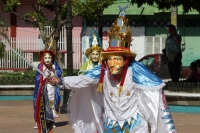 Sábado 5 de octubre del 2019. Escuintla. Durante la celebración de la Virgen del Rosario se realiza la Danza de Moros y Cristianos.
