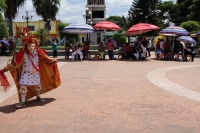 Sábado 5 de octubre del 2019. Escuintla. Durante la celebración de la Virgen del Rosario se realiza la Danza de Moros y Cristianos.