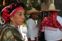 Jueves 29 de junio del 2019. Tuxtla Gutiérrez. El Baile de las Espuelas o Tonguy Etsé. Los participantes de este rito costumbrista recorren las casas de las familias que guardan las costumbres de la etnia zoques