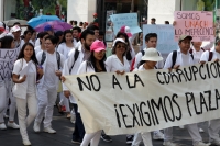 Miércoles 8 de mayo del 2019. Tuxtla Gutiérrez. Estudiantes de medicina de la UNACH buscan oportunidades de trabajo en Chiapas.