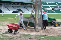 Jueves 30 de mayo del 2019. Tuxtla Gutiérrez. Trabajos de remodelación en el estadio Víctor Manuel Reyna