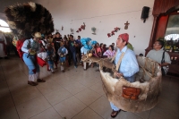 Lunes 26 de diciembre del 2016. Suchiapa. Las procesiones de San Esteban son acompañadas rezos y de representaciones de las danzas del Danza del Calalá en honor al primer mártir cristiano y patrono de esta comunidad.