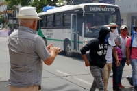 Jueves 24 de agosto del 2017. Tuxtla Gutiérrez. El generalizado hastí­o social en Chiapas recibe la manifestación normalista de este medio dí­a, donde los jóvenes se suman a las protestas para exigir el pago atrasado a maestros interinos en este año.
