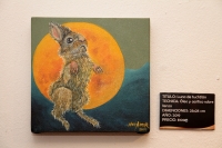 Domingo 2 de junio del 2019. Tuxtla Gutiérrez. Noé Amor expone su obra plástica en la Galería Art Works en el oriente norte de la ciudad.