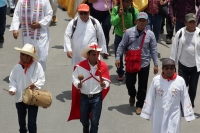 Jueves 22 de junio del 2017. Tuxtla Gutiérrez. La manifestación en contra de las políticas extractivas en Chiapas del Movimiento Indígena del Pueblo Creyente Zoque en Defensa de la Vida y la Tierra.reúne a diferentes organizaciones sociales de los grupos 