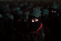 Lunes 31 de diciembre del 2018. Las Margaritas. Estamos solos, EZLN. 25 aniversario del levantamiento armado en Chiapas.