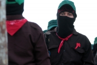 Lunes 31 de diciembre del 2018. Las Margaritas. Estamos solos, EZLN. 25 aniversario del levantamiento armado en Chiapas.