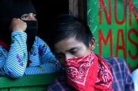 Lunes 31 de diciembre del 2018. Las Margaritas. Estamos solos, EZLN. 25 aniversario del levantamiento armado en Chiapas.