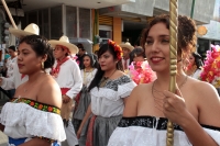 Sábado 10 de agosto del 2019. Tuxtla Gutiérrez. Durante las conmemoraciones del cambio de poderes donde Tuxtla fue nombrado capital de Chiapas, danzantes folclóricos realizan el paseo de las farolas en el lado poniente de la ciudad.