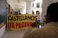 Jueves 25 de enero del 2018. Tuxtla Gutiérrez. Editores de Chiapas continúan con las manifestaciones para el cobro de los adeudos del Ayuntamiento tuxtleco.
