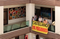 Jueves 25 de enero del 2018. Tuxtla Gutiérrez. Editores de Chiapas continúan con las manifestaciones para el cobro de los adeudos del Ayuntamiento tuxtleco.