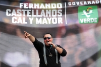 Jueves 21 de junio del 2018. Tuxtla Gutiérrez. Aspecto durante el evento de la campaña electoral par gobernador de Fernando Castellanos en la Colonia 6 de Junio y en la Colonia Democrática de la ciudad.