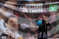 Jueves 21 de junio del 2018. Tuxtla Gutiérrez. Aspecto durante el evento de la campaña electoral par gobernador de Fernando Castellanos en la Colonia 6 de Junio y en la Colonia Democrática de la ciudad.