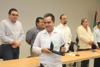 Miércoles 8 de junio. El Foro de periodistas AC entrega reconocimientos a los trabajadores de los medios de comunicación durante las celebraciones de este 7 de junio.