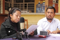 San Cristóbal de las Casas. 20 de agosto. El centro de Derechos Humanos Fray Bartolomé de las Casas, denuncia en conferencia de prensa el caso de Tortura durante la detención de dos indígenas tsotsiles por parte de la FECDO. Los hermanos Andrés y Josué Ló