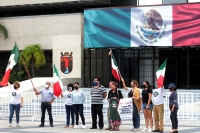 Domingo 20 de septiembre del 2020. Tuxtla Gutiérrez. Frenaa Chiapas continúa manifestándose  y anuncian que se sumaran al plantón de la CDMX en los próximos días.