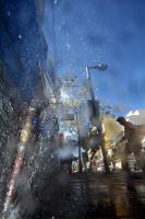 Lunes 2 de enero. Fugas de Agua Potable en el primer cuadro.
