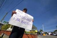 Lunes 2 de enero del 2017. Tuxtla Guti�rrez. Las protestas por El Gasolinazo de este 2017 se empiezan a manifestar en varias localidades de Chiapas