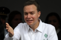 Martes 20 de noviembre del 2018. Tuxtla Gutiérrez. Manuel Velazco Coello, Gobernador del estado de Chiapas preside el desfile cí­vico militar del aniversario de la Revolución Mexicana, esta mañana en la capital de este estado del sureste de México