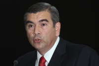 Martes 24 de enero del 2012. Glosa de la Administración Estatal en el ramo de Agricultura. Tuxtla Gutiérrez, Chiapas. Francisco Javier Mayorga Castañeda de la Secretaria de Agricultura, Ganadería y Desarrollo Rural, Pesca y Alimentación durante la compare