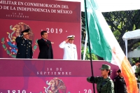 Lunes 16 de septiembre del 2019. Tuxtla Gutiérrez. Durante las Fiestas Patrias