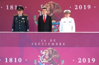 Lunes 16 de septiembre del 2019. Tuxtla Gutiérrez. Durante las Fiestas Patrias