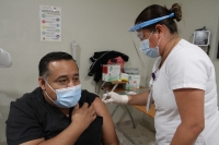 20210218. Tuxtla G. Inicia la segunda jornada de vacunación  #covid para trabajdores de salud en Chiapas