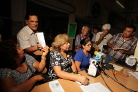 Jueves 5 de diciembre del 2013. Tuxtla Gutiérrez. Vecinos de la ribera de Cahuare anuncian en conferencia de prensa las siguientes acciones ciudadanas que realizaran para continuar co las protestas en contra de la Calera ubicada en el Cañón del Sumidero.