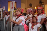 Martes 10 de diciembre del 2019. Tuxtla Gutiérrez. Peregrinos recorren las calles de la ciudad dirigiéndose a la iglesia de Guadalupe para continuar el recorrido hacia las diferentes ermitas de Chiapas