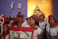 Martes 10 de diciembre del 2019. Tuxtla Gutiérrez. Peregrinos recorren las calles de la ciudad dirigiéndose a la iglesia de Guadalupe para continuar el recorrido hacia las diferentes ermitas de Chiapas