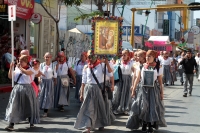 Martes 10 de diciembre del 2019. Tuxtla Gutiérrez. Peregrinos recorren las calles de la ciudad dirigiéndose a la iglesia de Guadalupe para continuar el recorrido hacia las diferentes ermitas de Chiapas